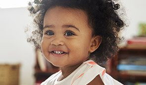 Smiling toddler