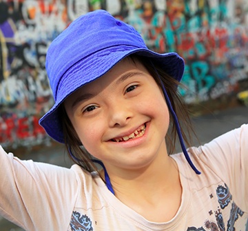 Smiling young girl